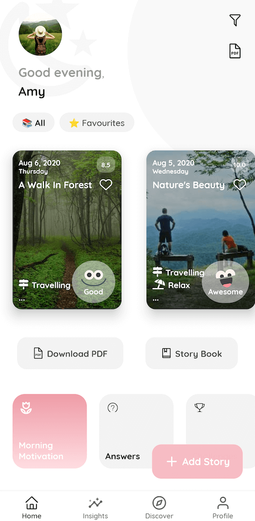 Chiku home screen